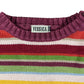 Y2k Yessica Knit Sweatshirt Striped Multicolor - L
