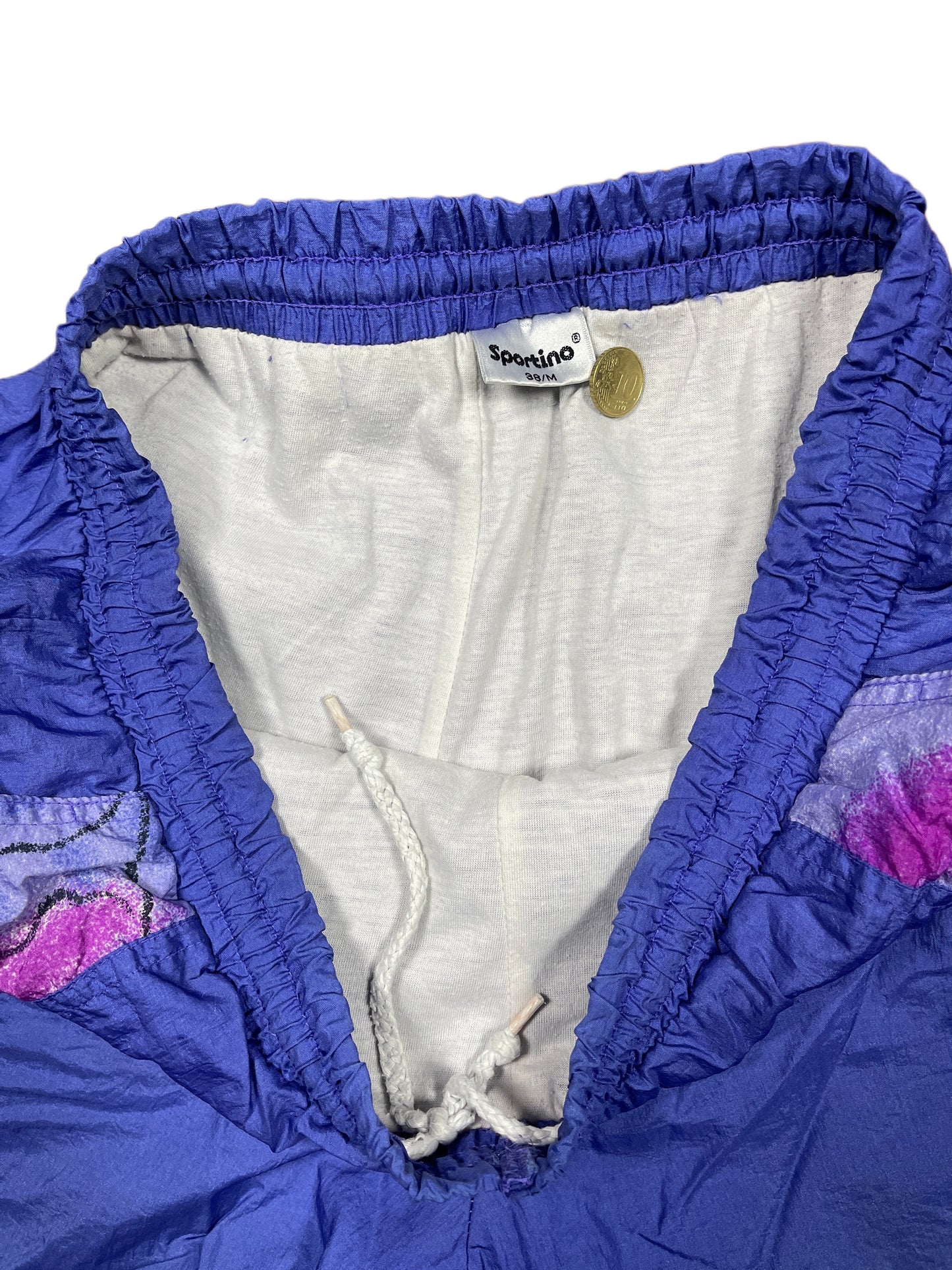 Vintage Sportino Sport Pants Blue Purple - M