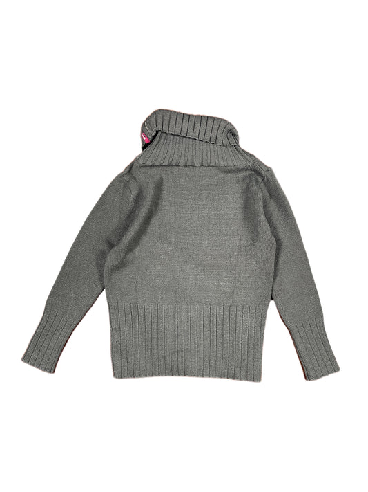 Y2k Complices Knitted Turtleneck Sweatshirt Gray - S/M