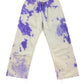 Y2k Levi's 559 UpCycled Denim Pants Beige Purple - M/L