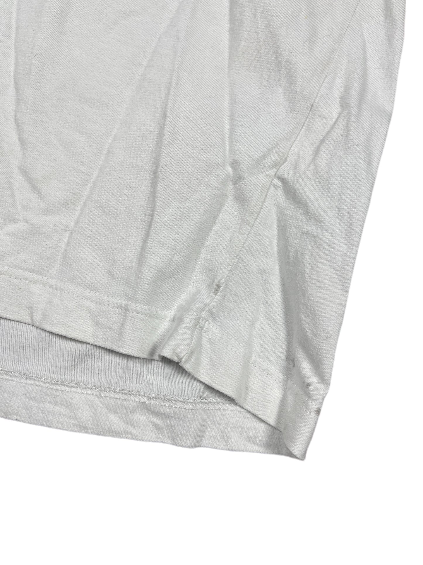 Vintage Adidas 1990s Boxy T-Shirt White Gray - XL