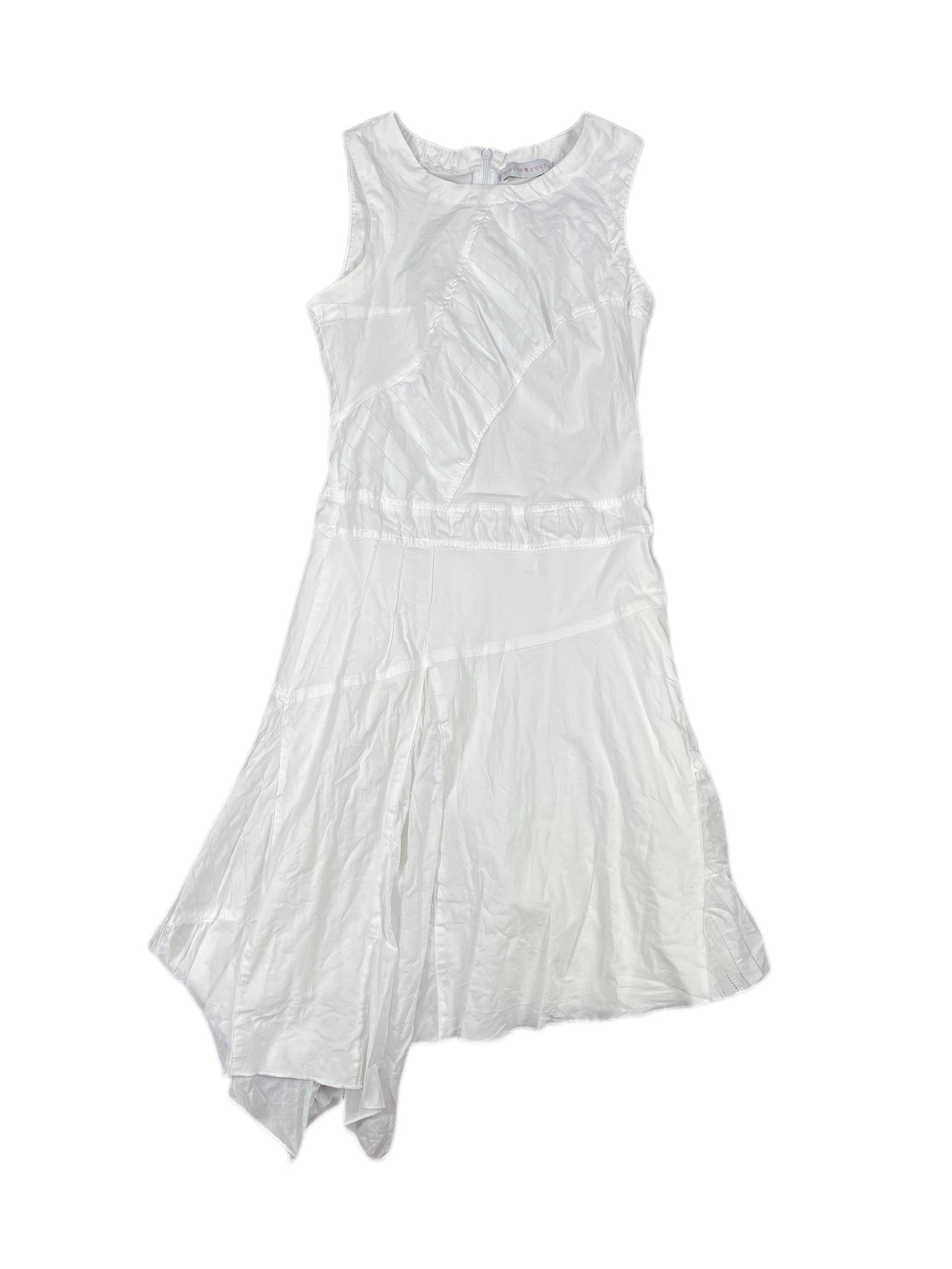 Cache Cache Sleeveless Dress White - M