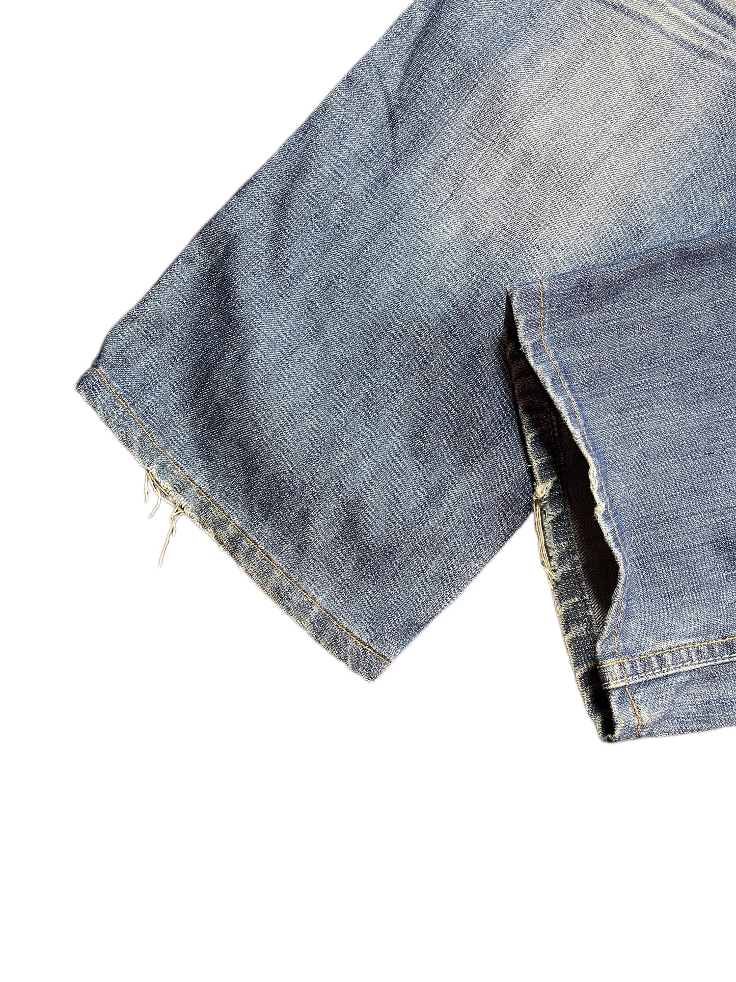 Y2k Bootcut Denim Pants Blue - XL