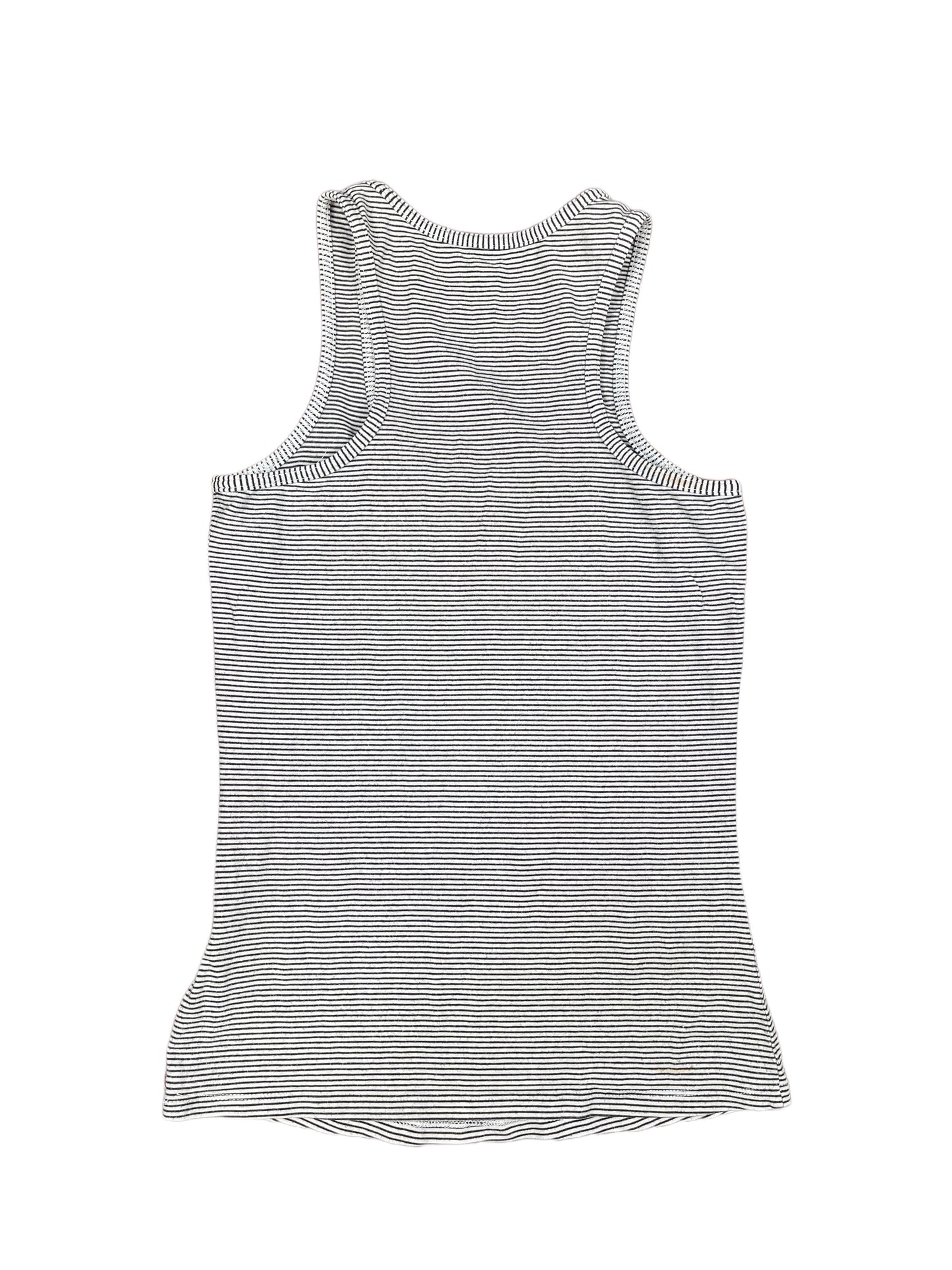 Y2k Pepe Jeans London Sleeveless Top Black White - XS