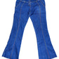 Vintage Ni Morgiger Flared Denim Pants Blue - XL