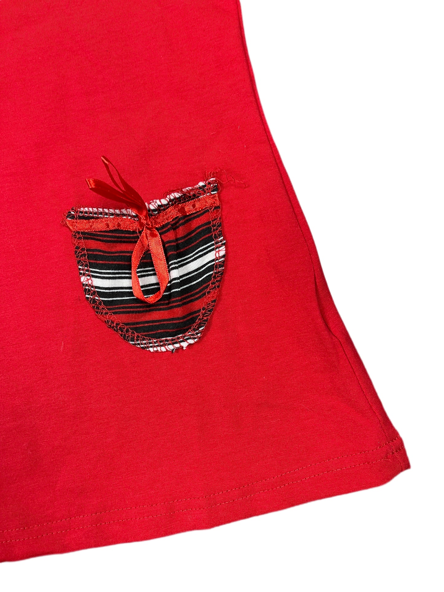 Y2k Sleeveless Top Red - M