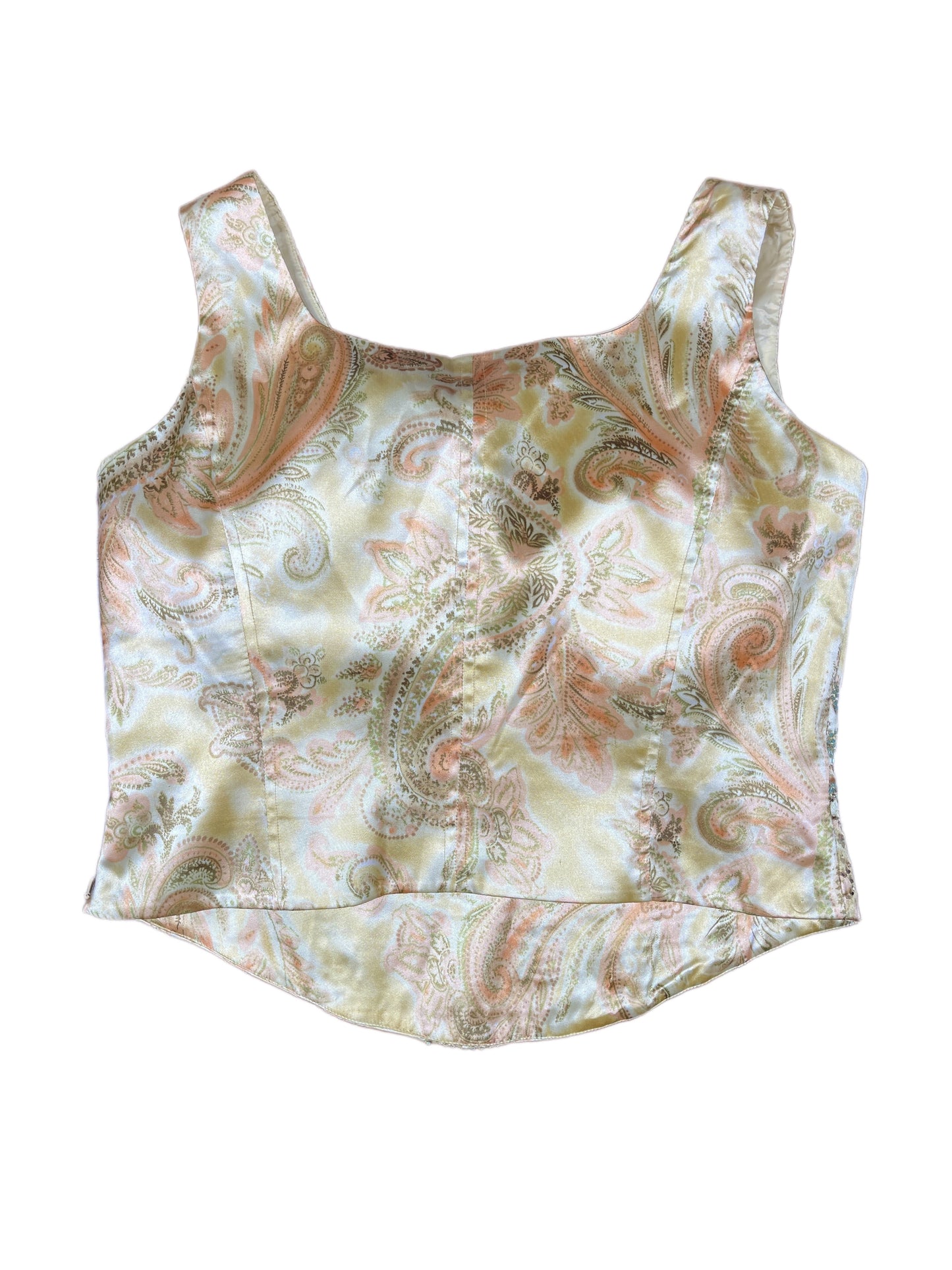 Vintage Zeila Sleeveless Top Creme - XXXL