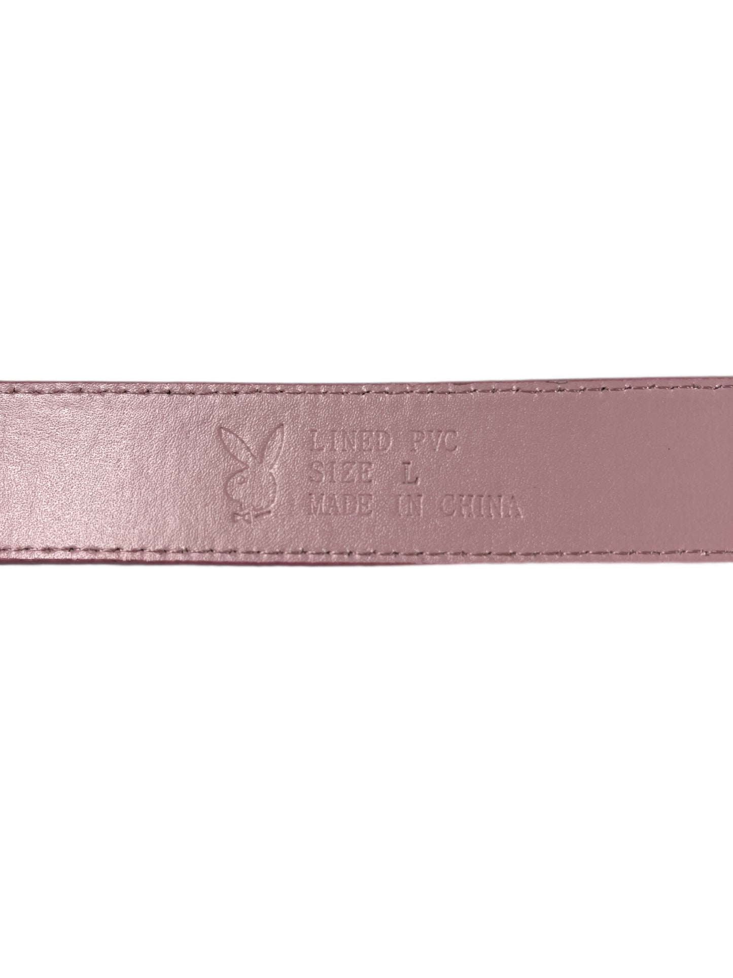 Y2k Playboy Belt Pink 2004