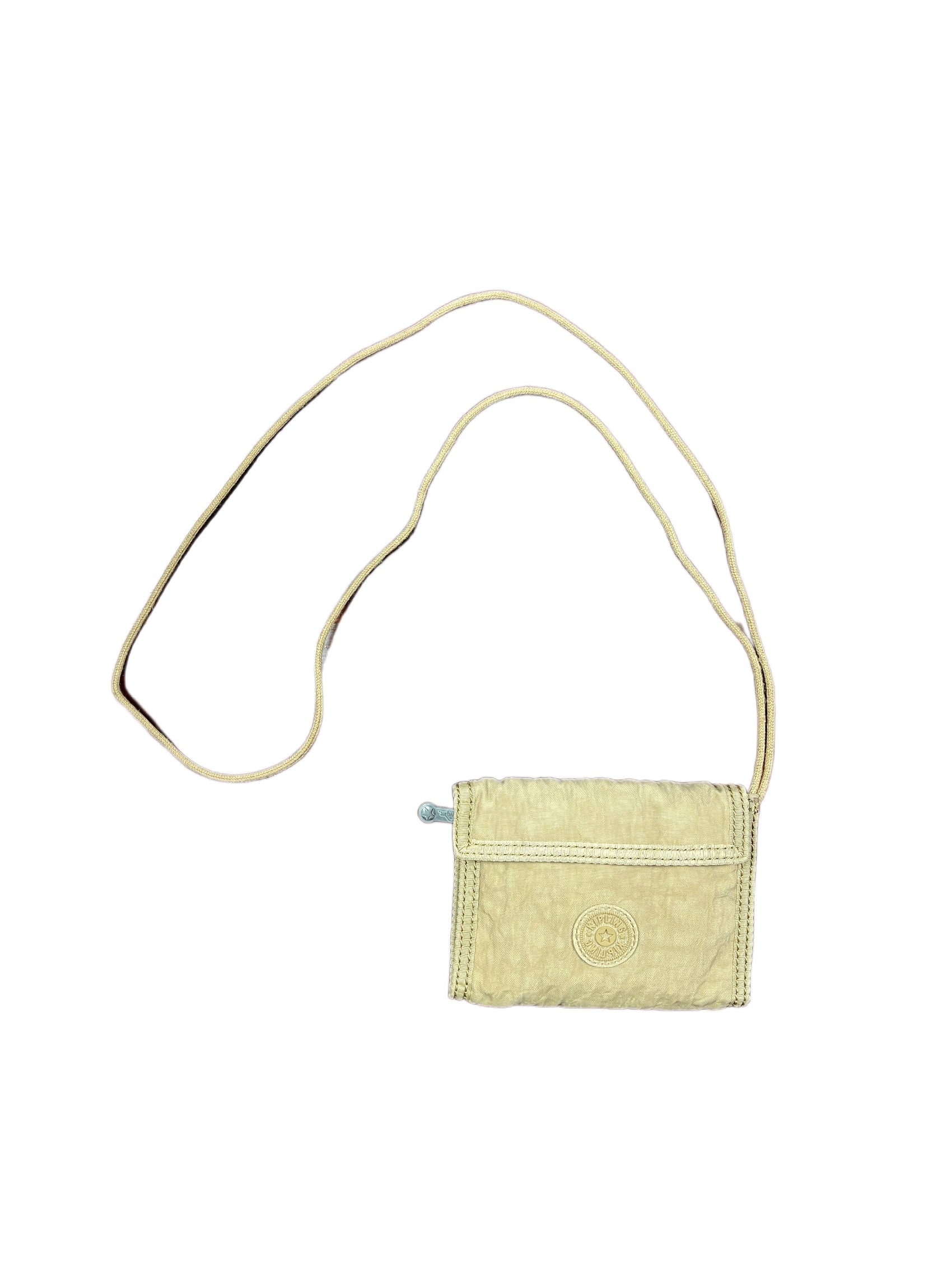 Vintage Kipling Neck Pouch Beige