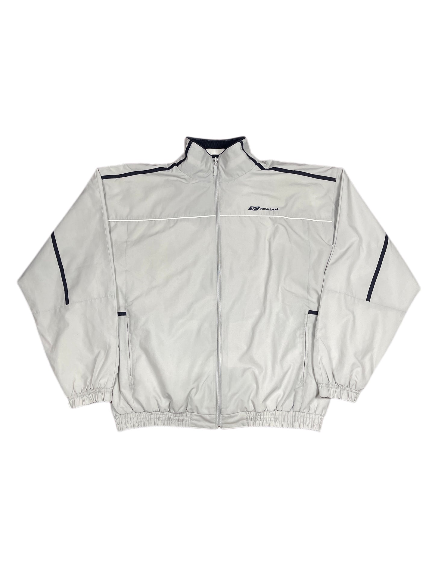 Y2k 2000s Reebok Sport Jacket Gray L