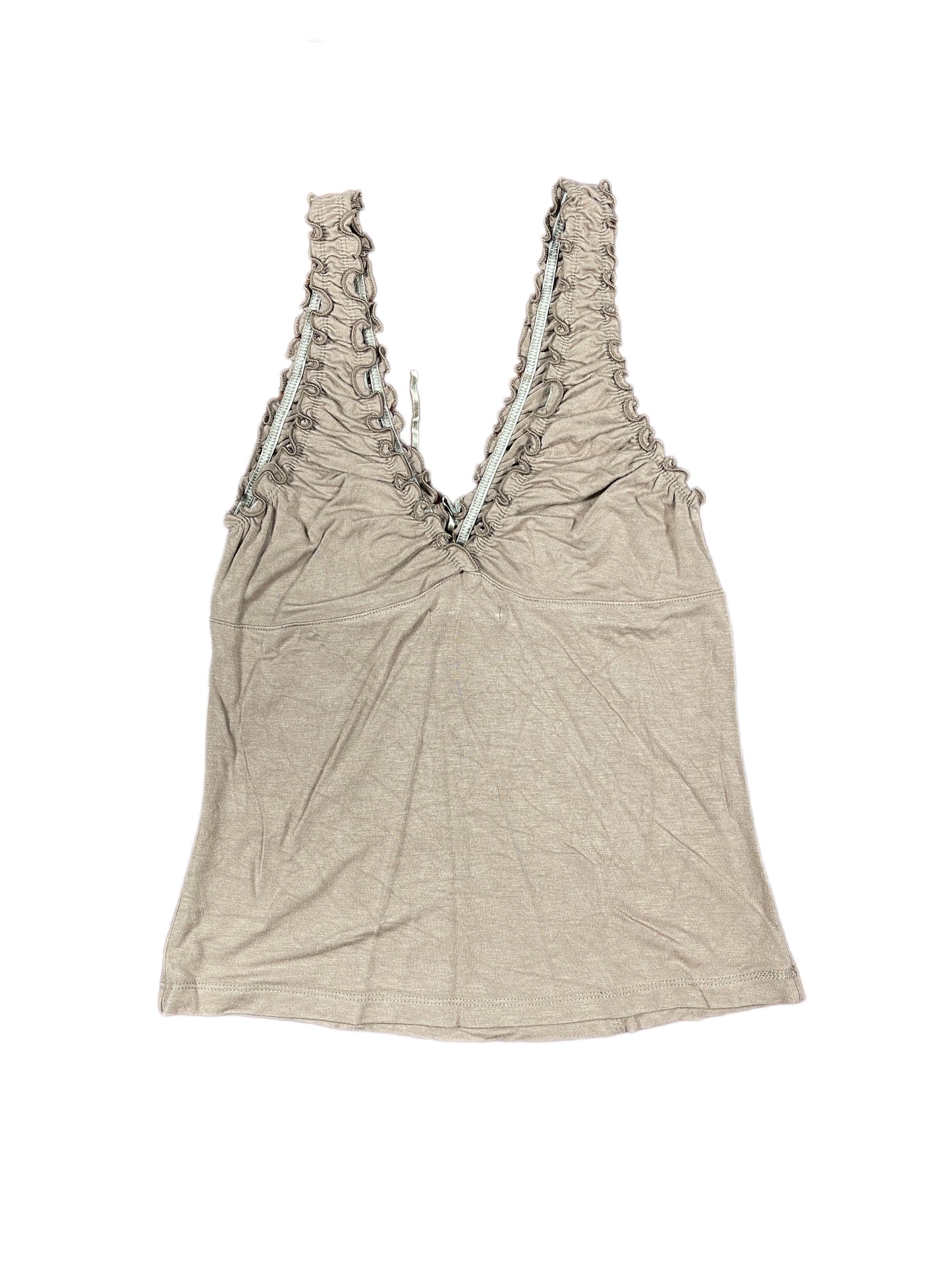 Y2k Mundo Mix Sleeveless Top Brown - M/L