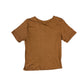 Vintage Short Sleeve Top Brown - M
