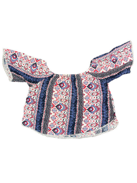 Y2k Busem Multicolor Short Sleeve Top - S