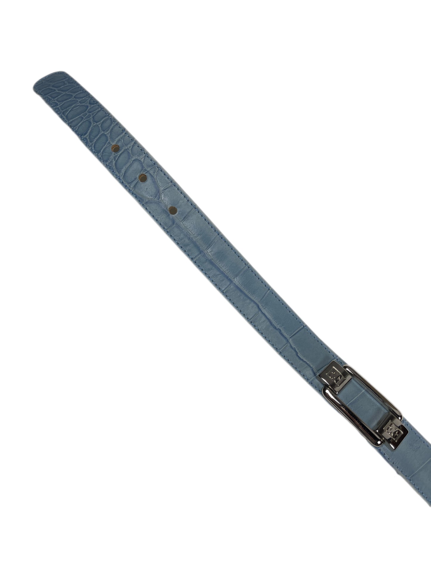 Vintage Escada Leather Belt Blue