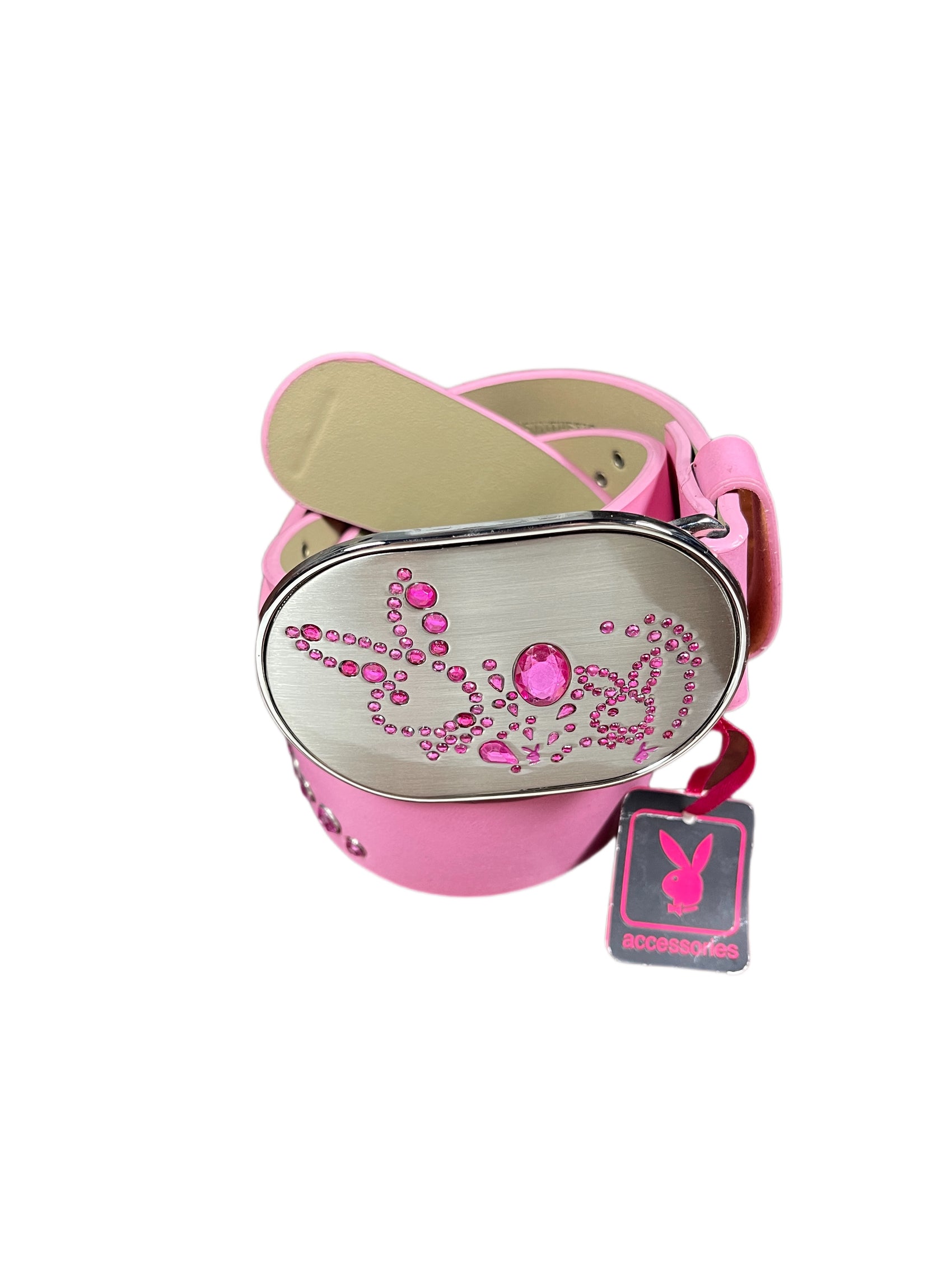 Y2k Playboy Plug In Belt Pink 2004