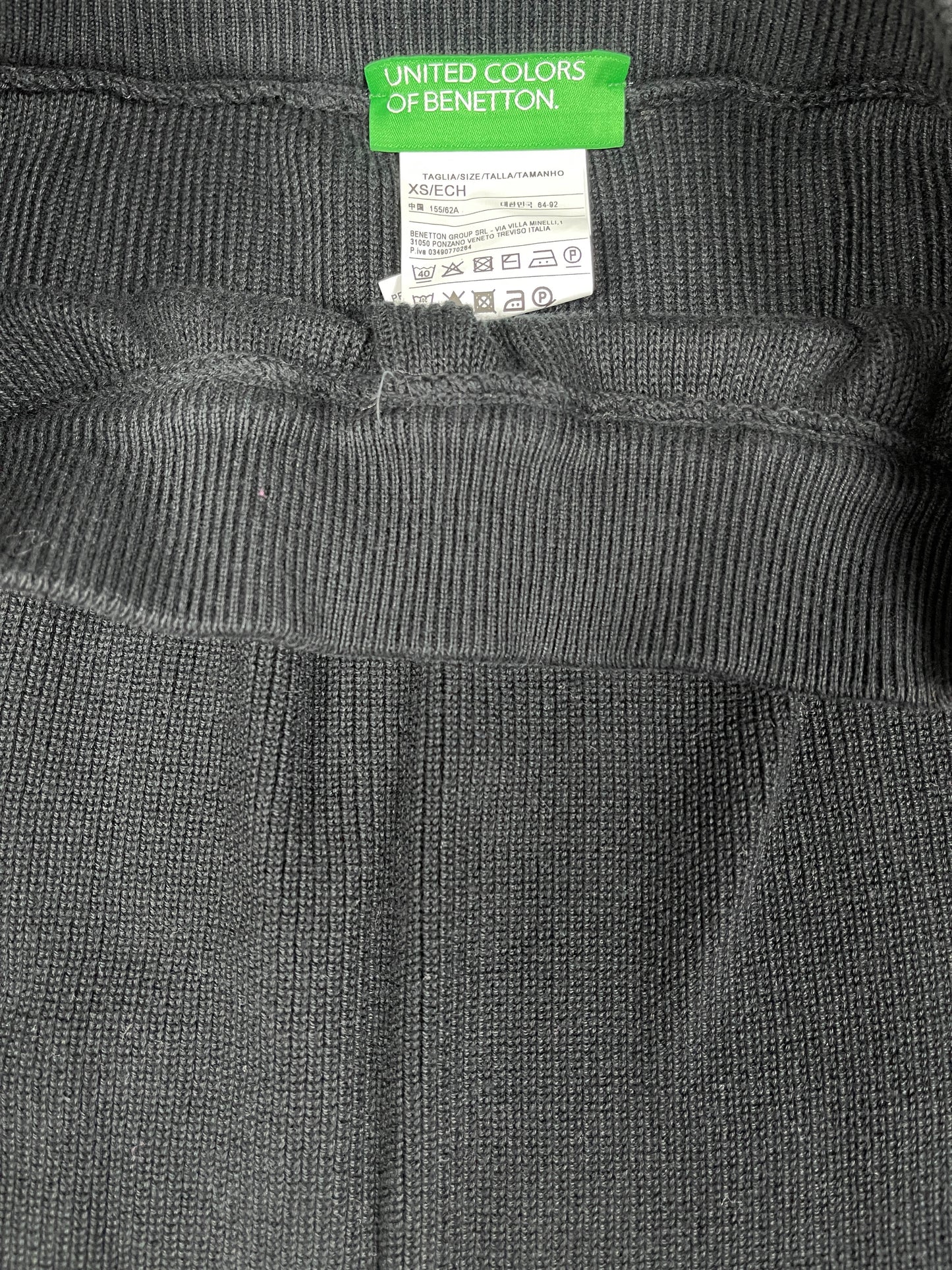 United Colors of Benetton Long Skirt Black - XS