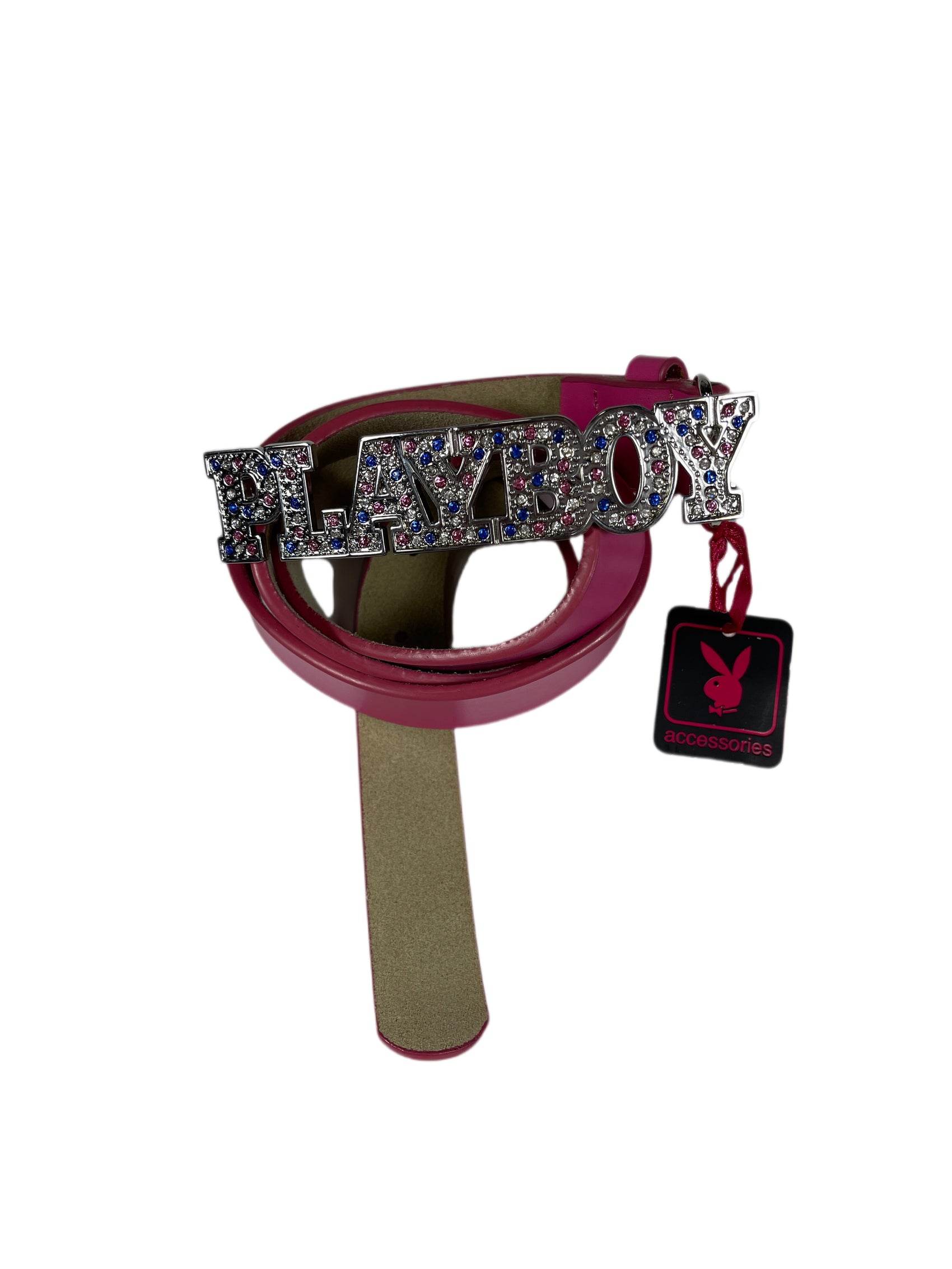 Y2k Playboy Plug In Belt Pink 2004