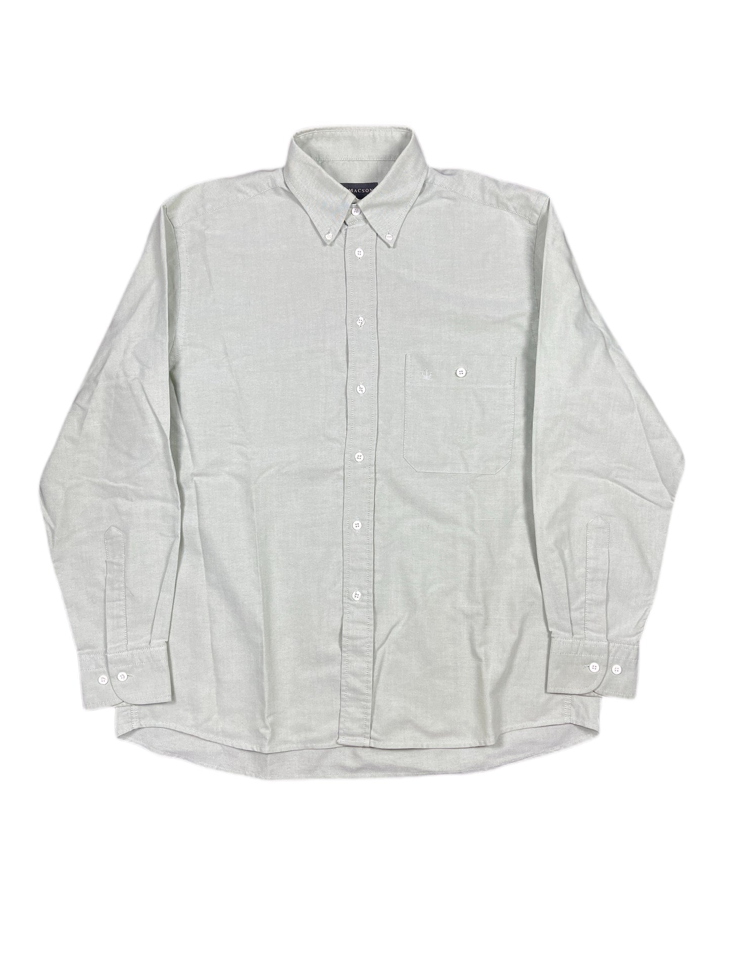 Vintage Macson Long Sleeve Shirt Mint Green - L