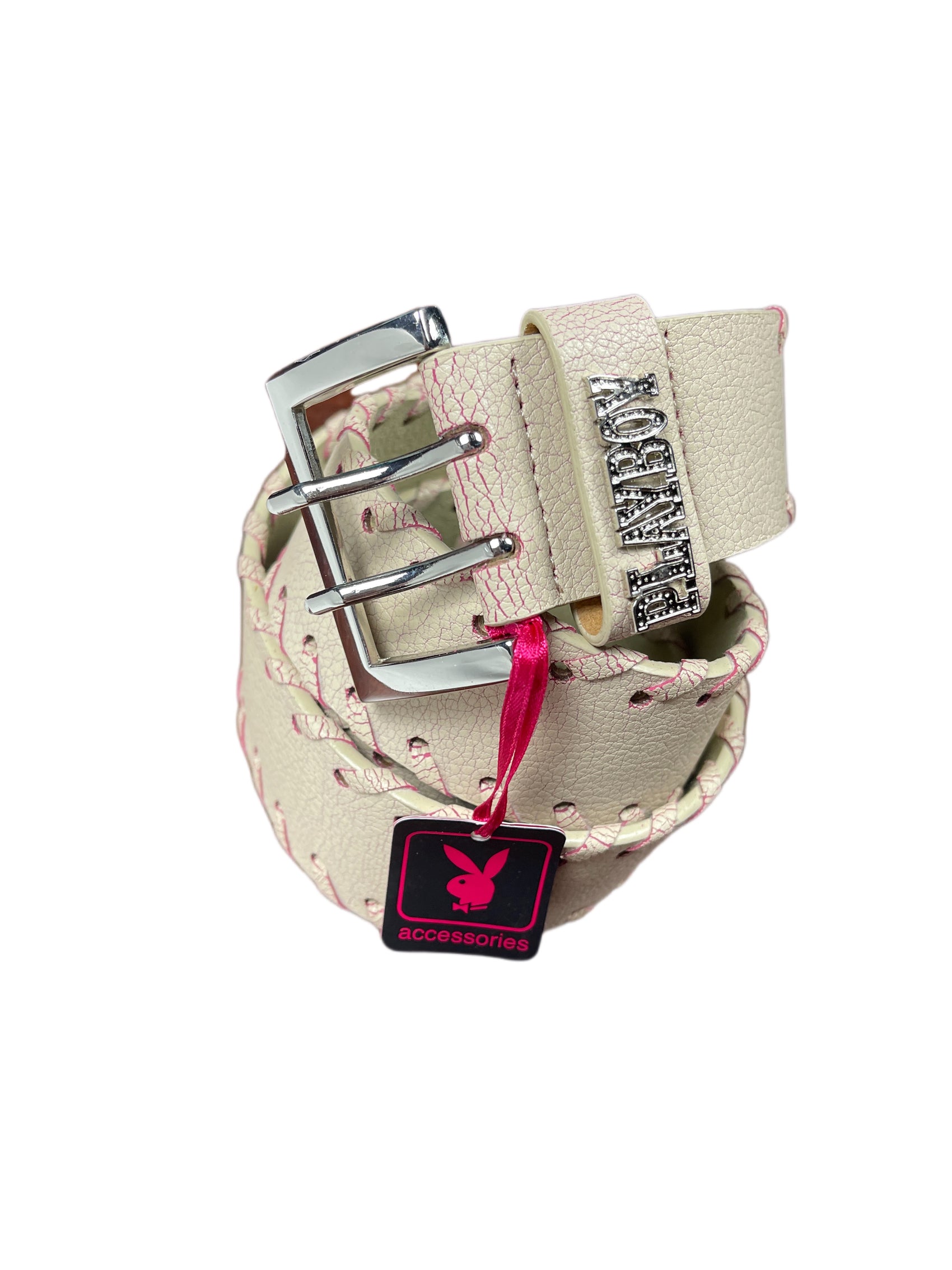 Y2k Playboy Belt Cream 2004