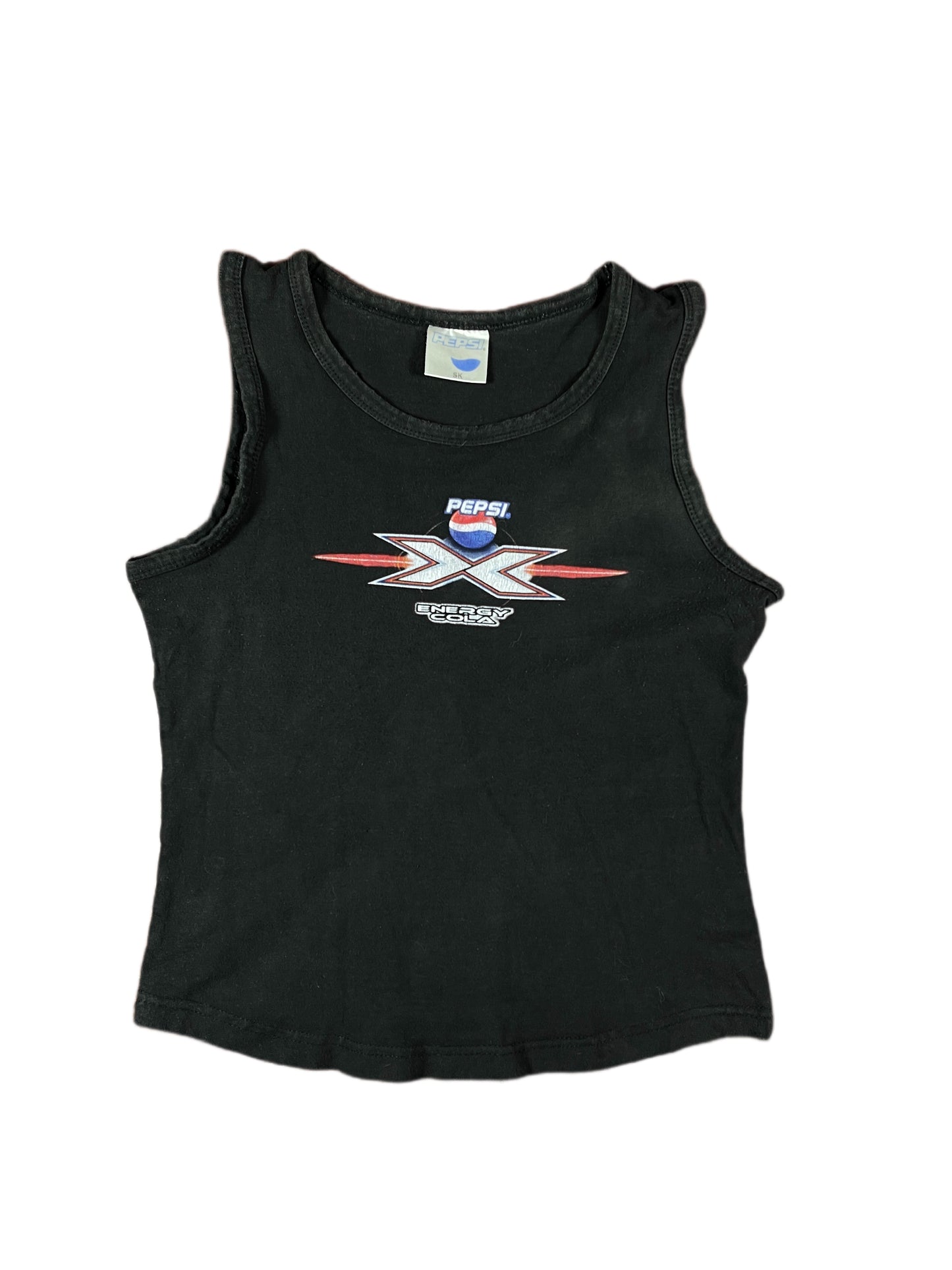 Vintage Pepsi Energy Cola Sleeveless Top Black - S/M