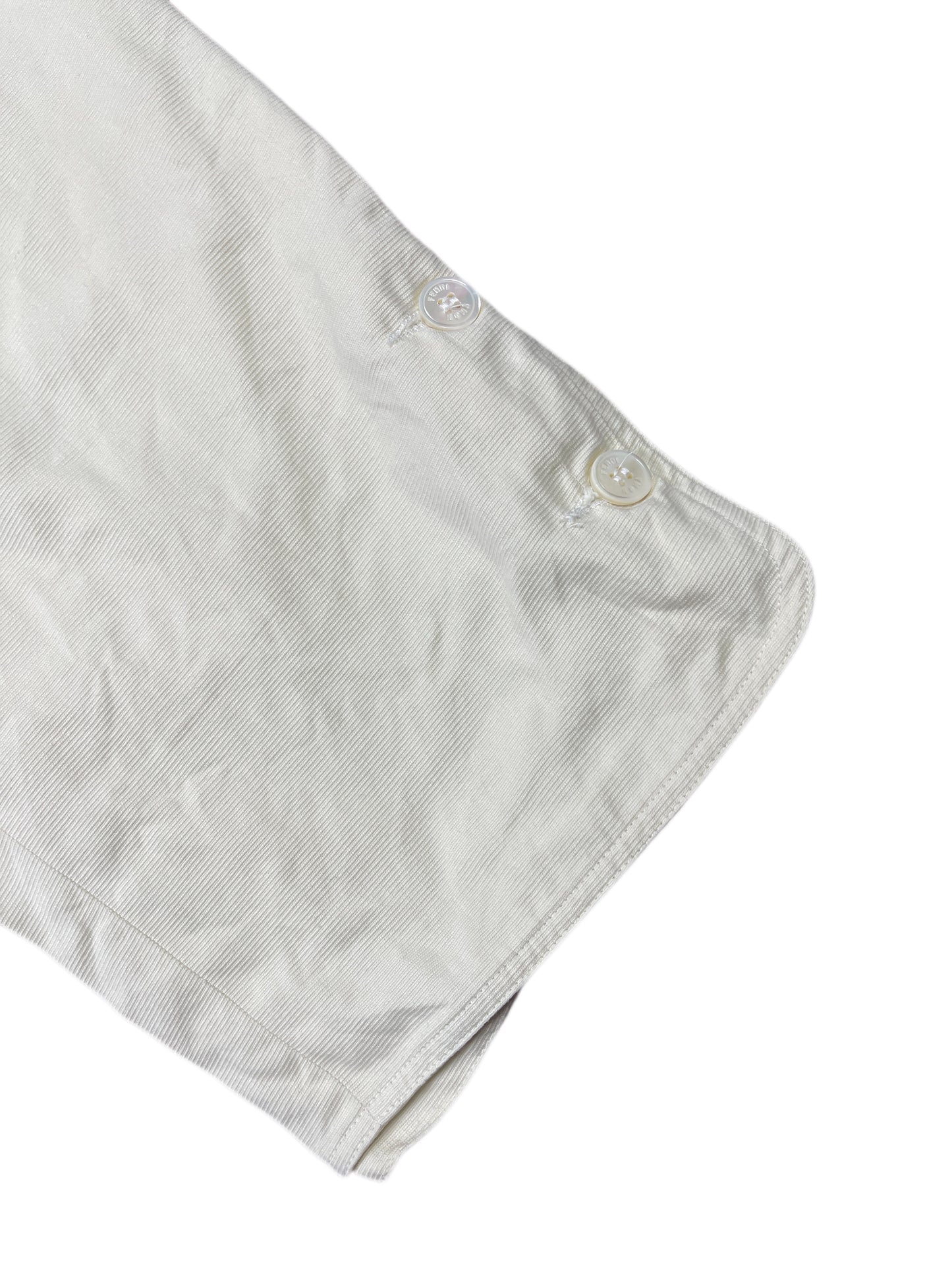 Vintage 70s Fendi Knock Off High Waist Pants Cream - XXS/XS