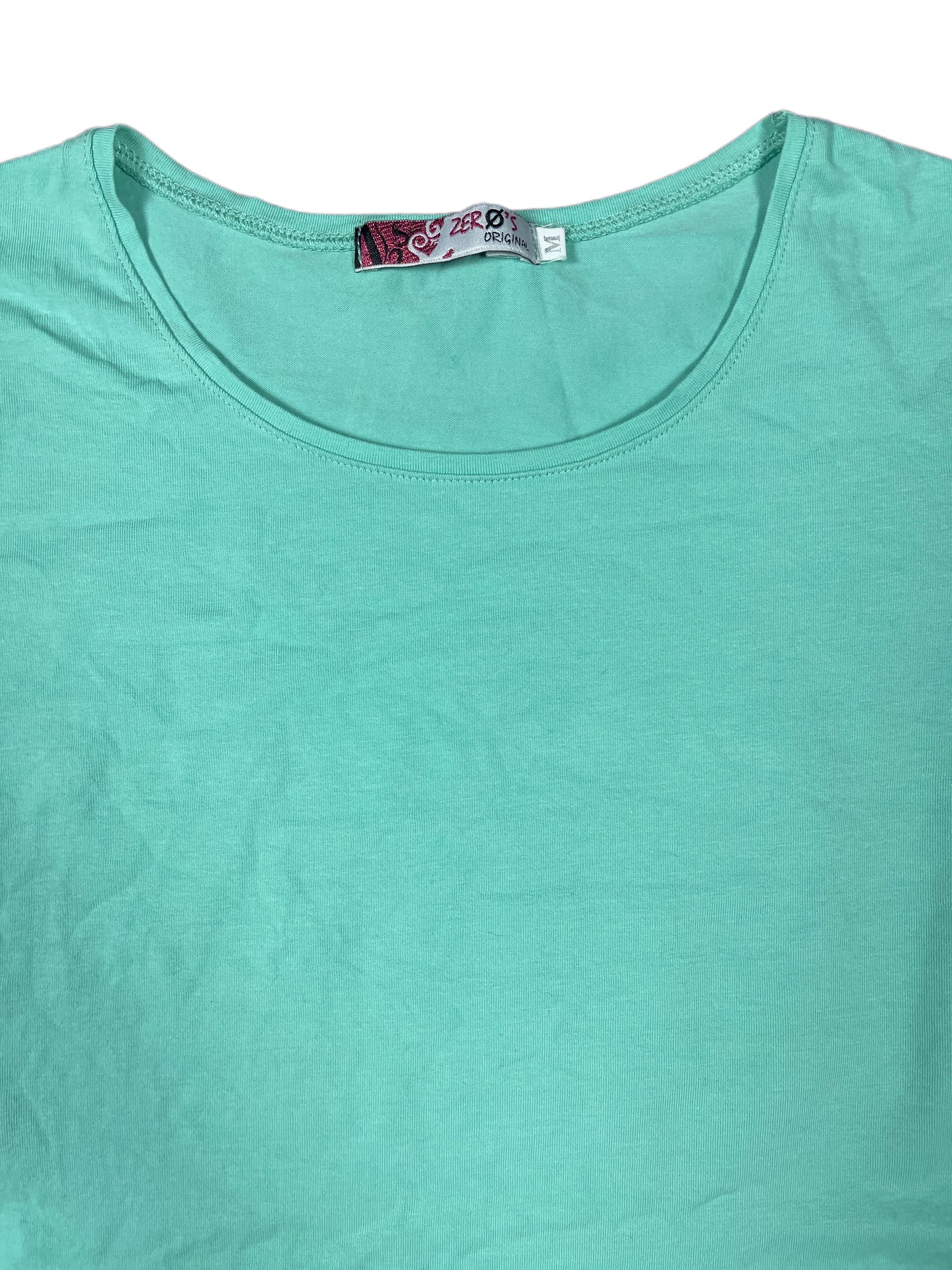 Y2k Zero's Short Sleeve Top Turquoise - M