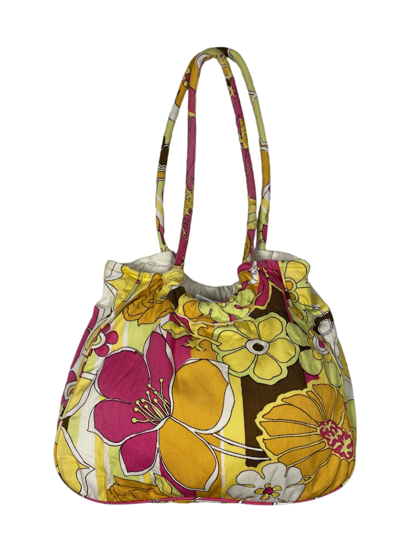 Y2k Cotton Shoulder Bag Multicolor