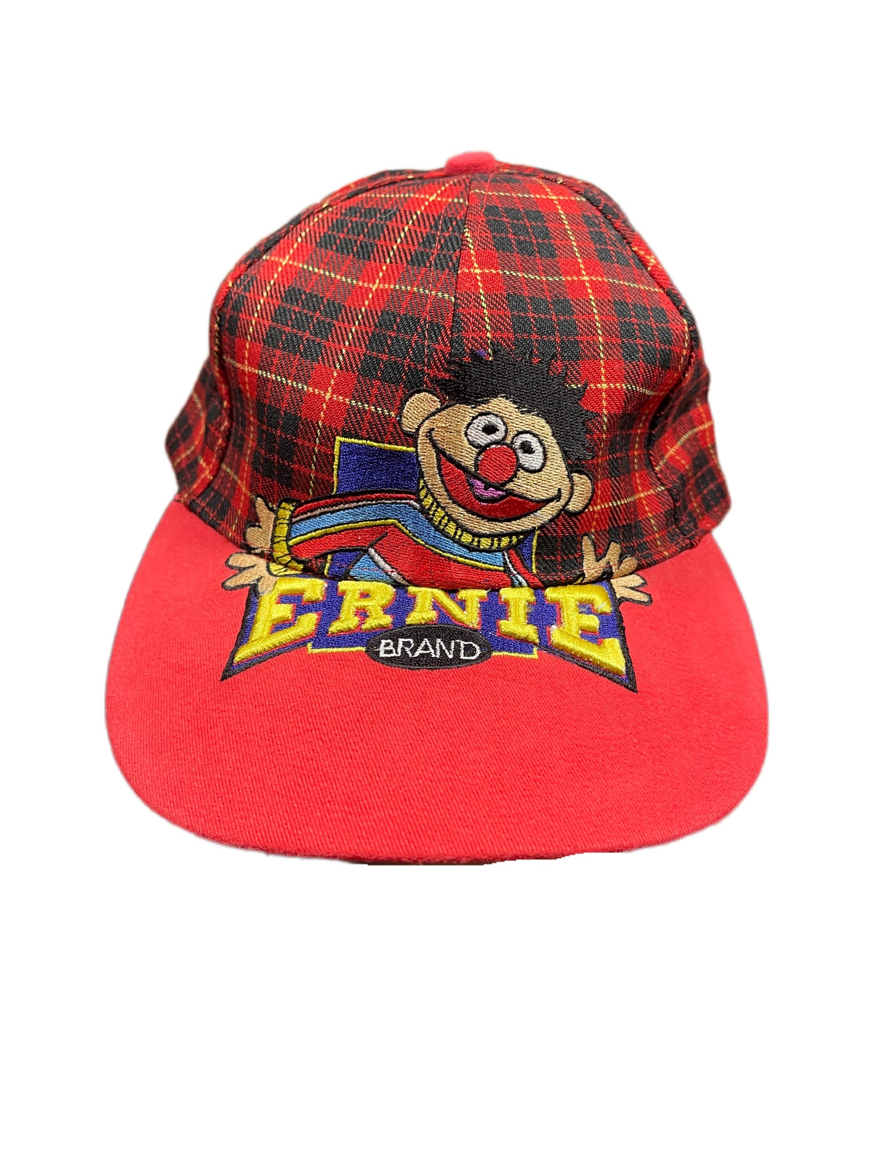 Vintage Ernie 1998 Sesame Street Cap Red