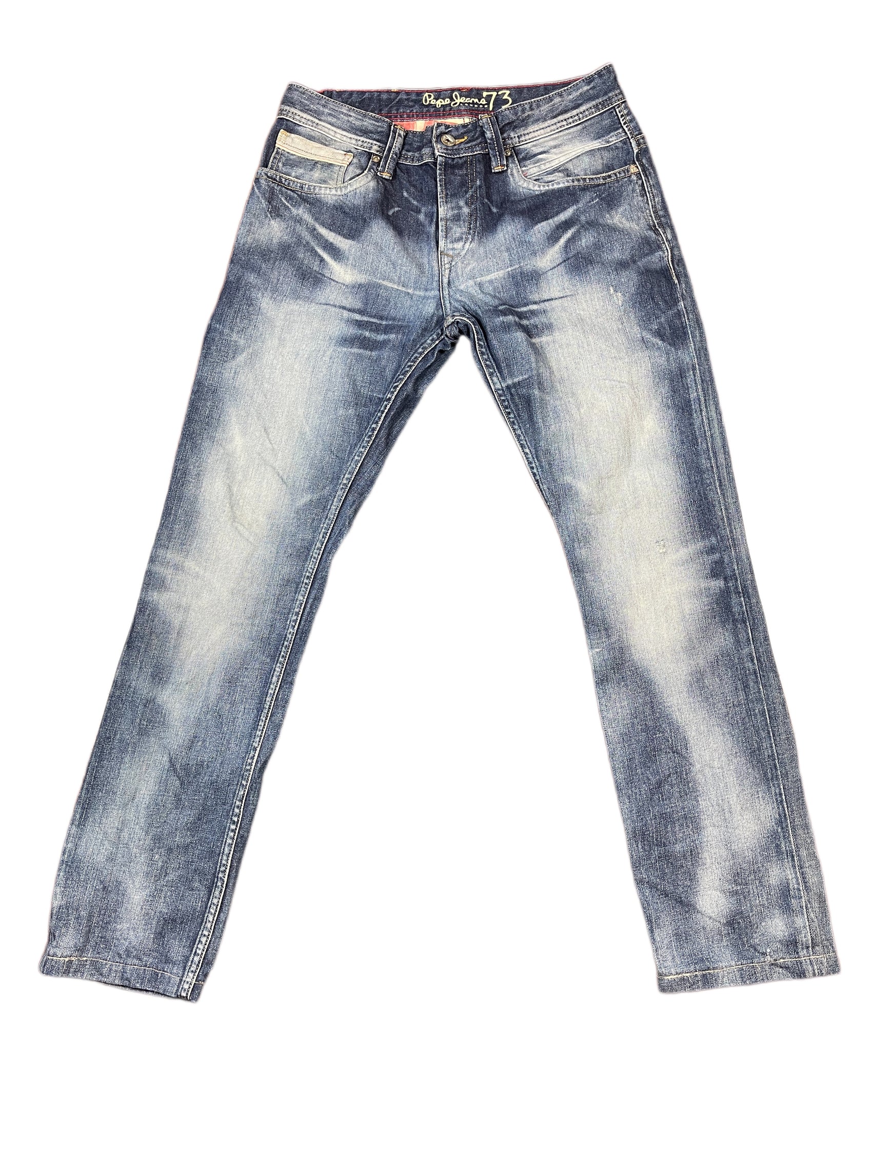 Y2k Pepe Jeans Denim Pants Blue - S