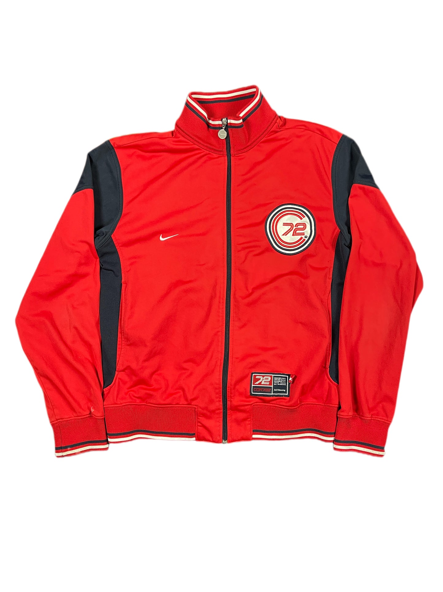 Y2k Nike Cor72Z Sport Jacket Red - S