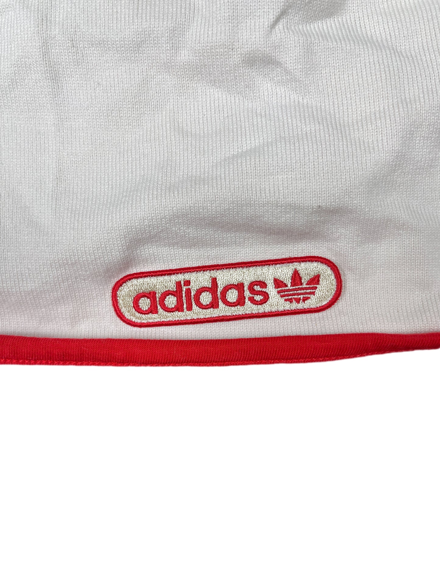 Adidas Sleeveless Top White Red - M