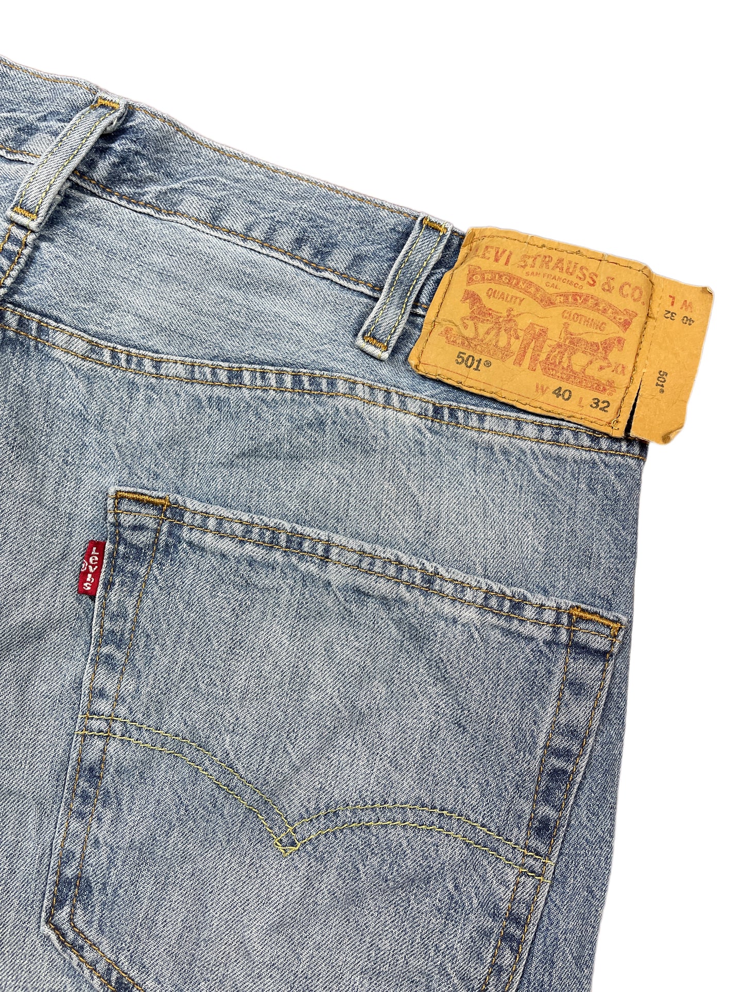 Y2k Levi's 501 Denim Pants Blue - XXXL