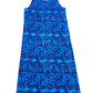 Vintage Supre Sleeveless Dress Blue - XL