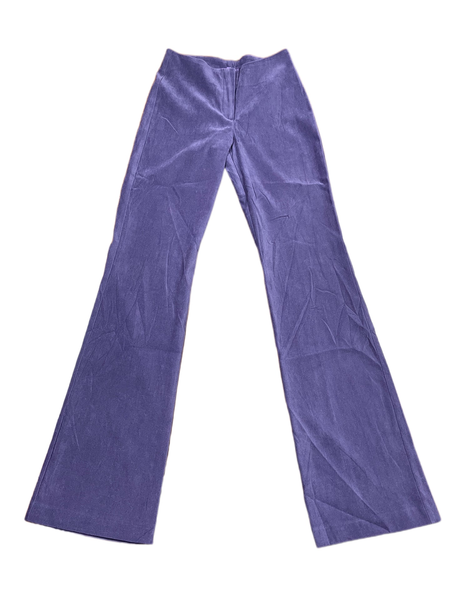 Y2k Waipai Flared Low Waist Pants Purple - S