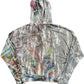 Y2K Custo Zip Sweatshirt Multicolor Synthetic S