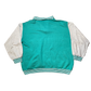 Vintage Stone Island Marina Turquoise Gray Sweatshirt 1980s | M