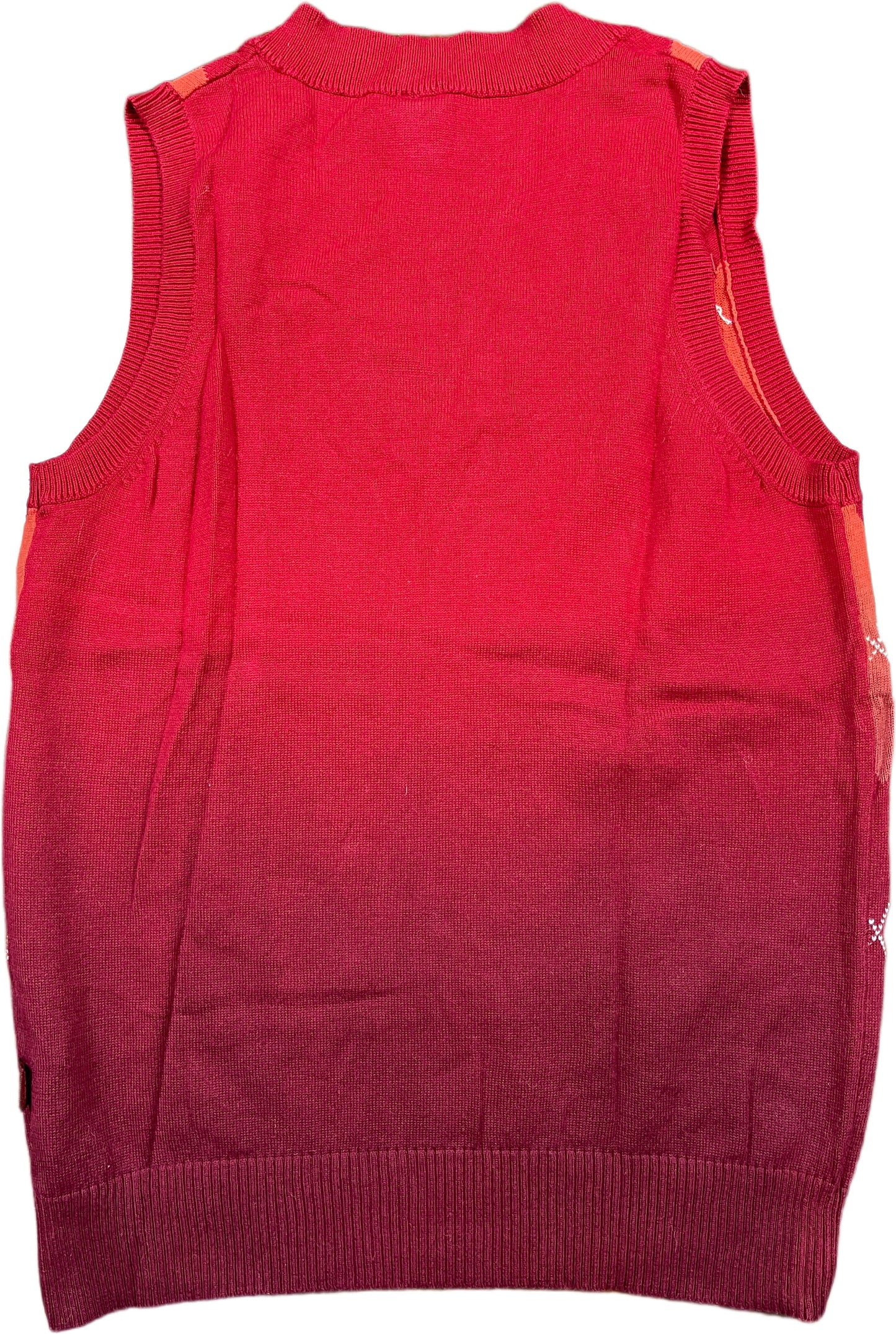 Cecil Sweater Vest Red Cotton S