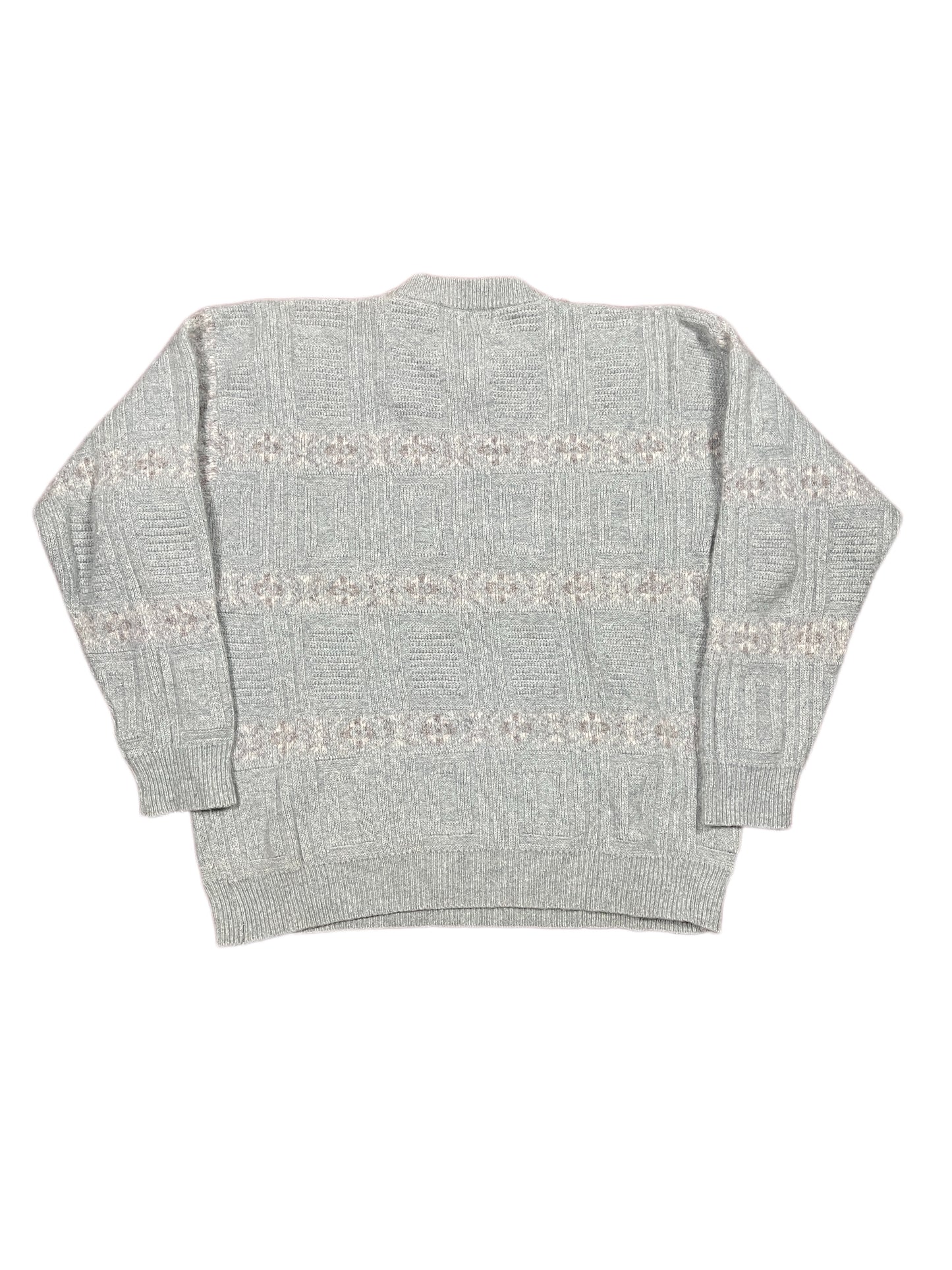 Vintage John Peter Knitted Sweatshirt Turquoise - M