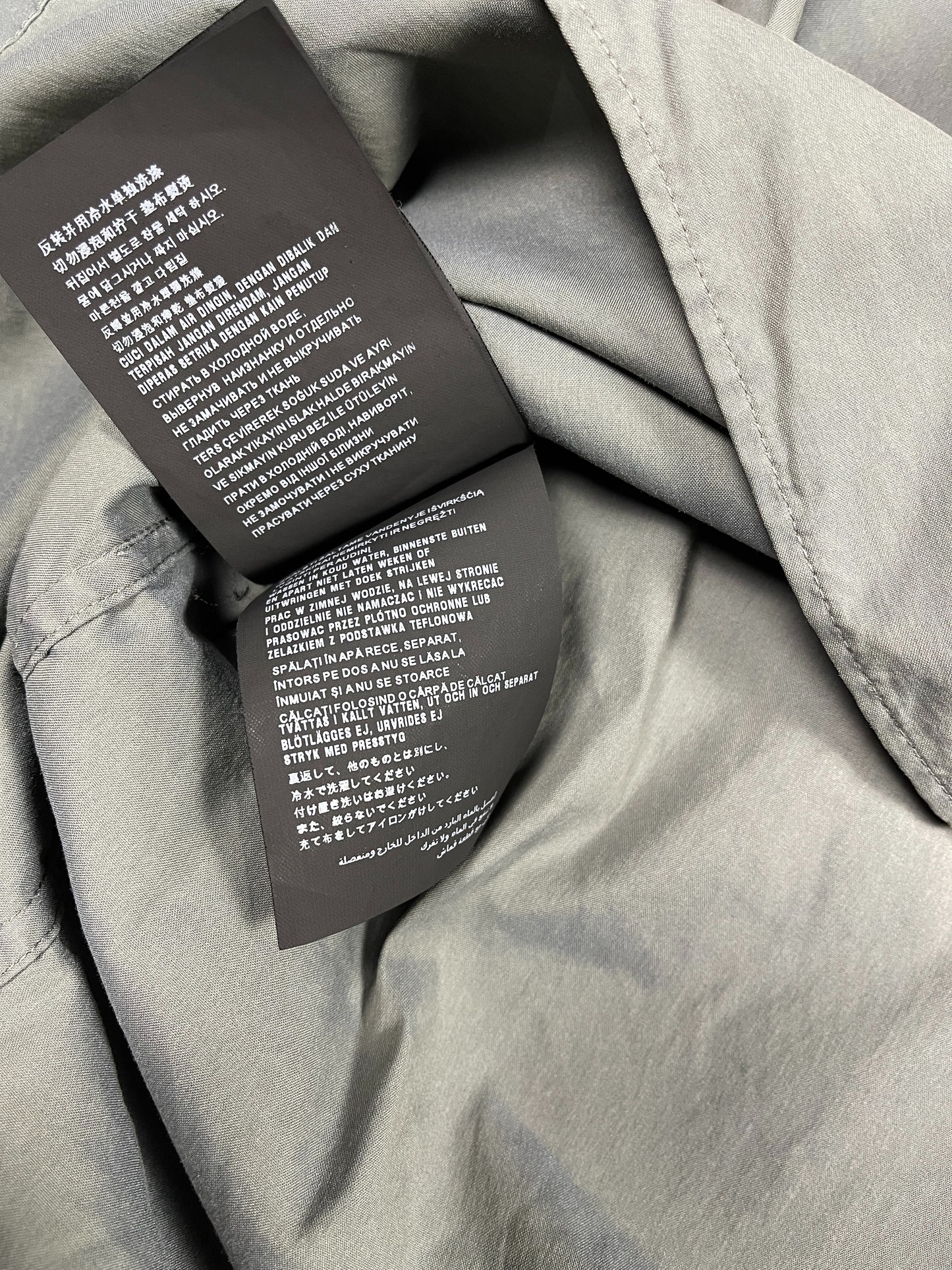 Ultra Rare Fondazione Prada 2017 Long Sleeve Shirt Gray - L