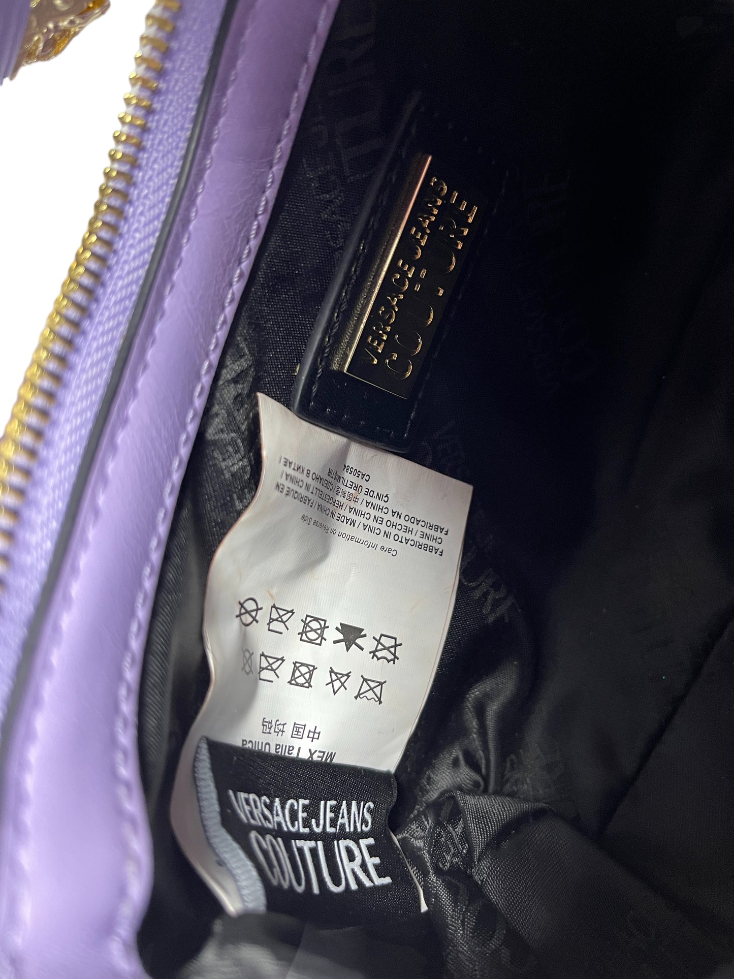 Versace Jeans Shoulder Bag Purple Lilac