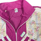 Vintage Esmo Zip Fleece Sweatshirt Pink - S/M