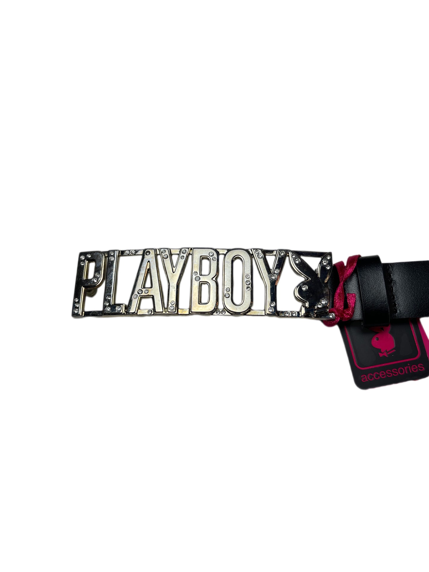 Y2k Playboy Belt Black 2004