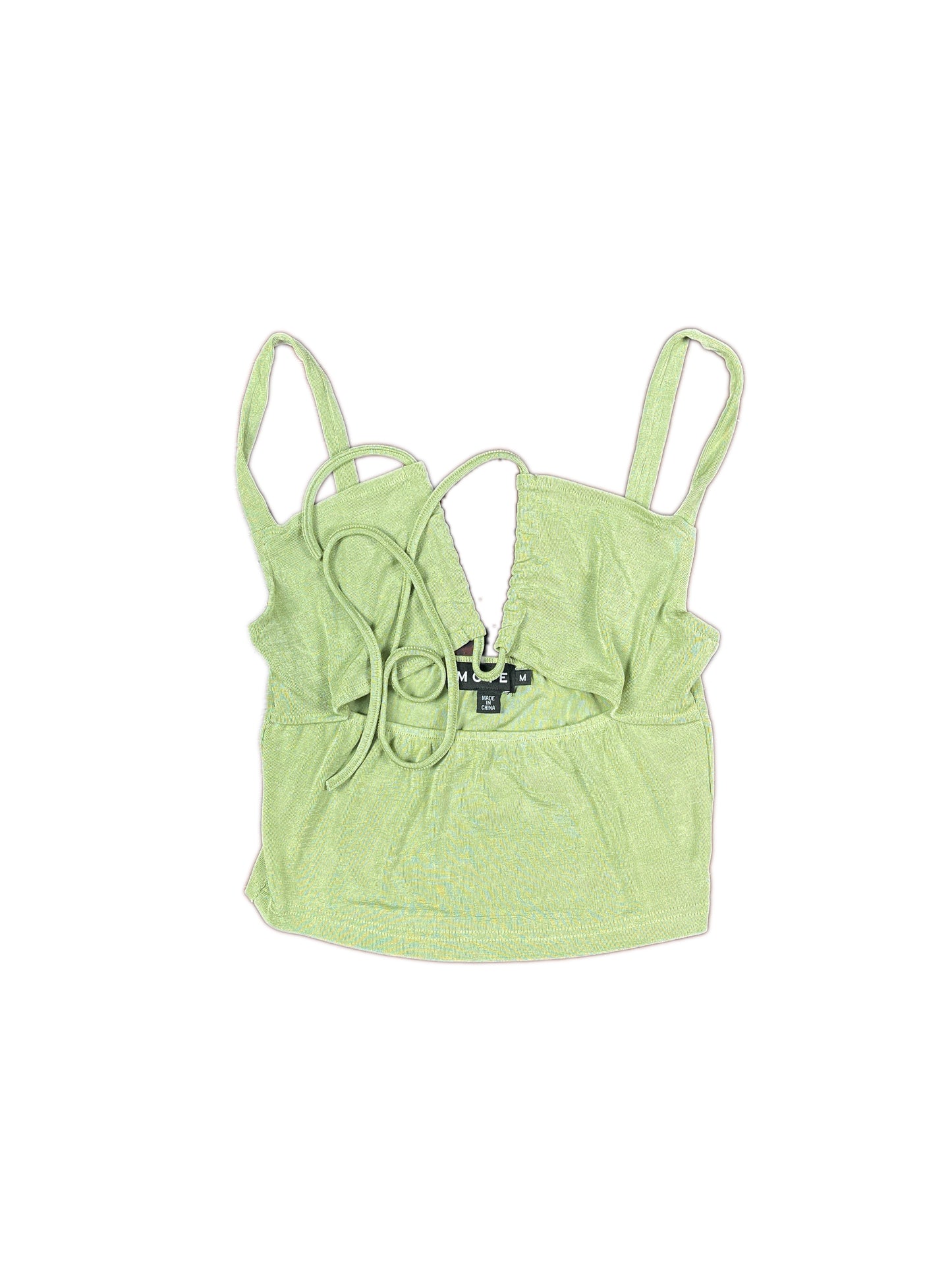 Y2k Motel Sleeveless Top Mint Green - M