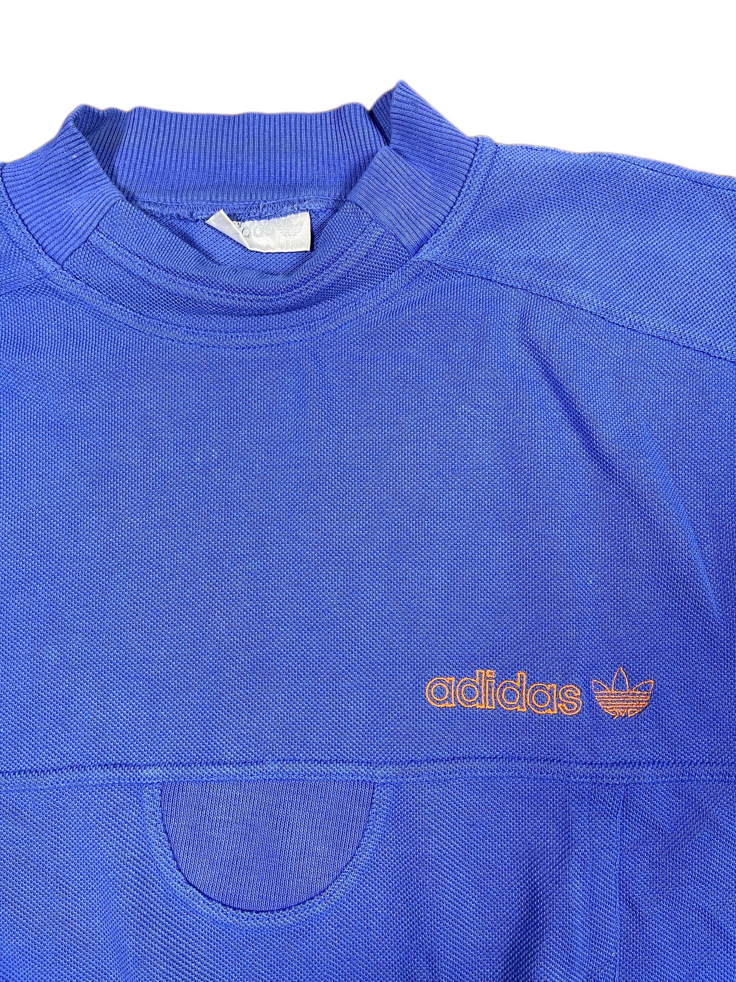 VIntage Adidas 1990s Sweatshirt Purple Blue - M