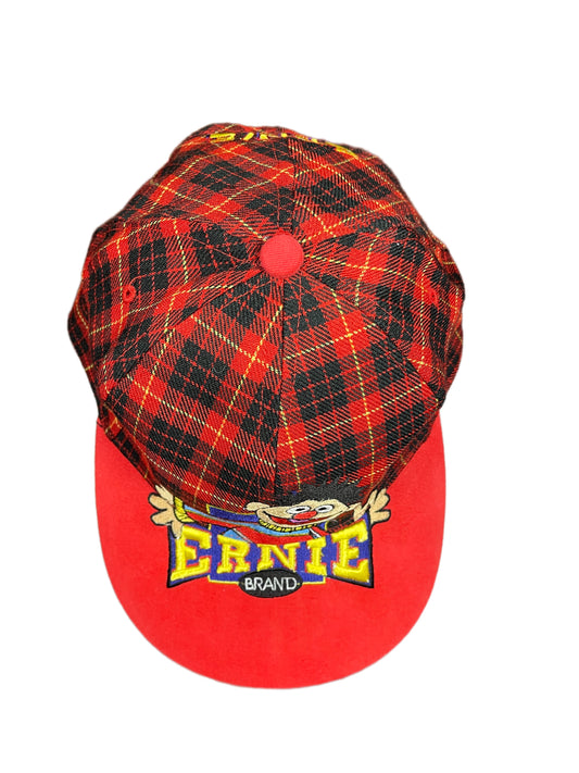 Vintage Ernie 1998 Sesame Street Cap Red