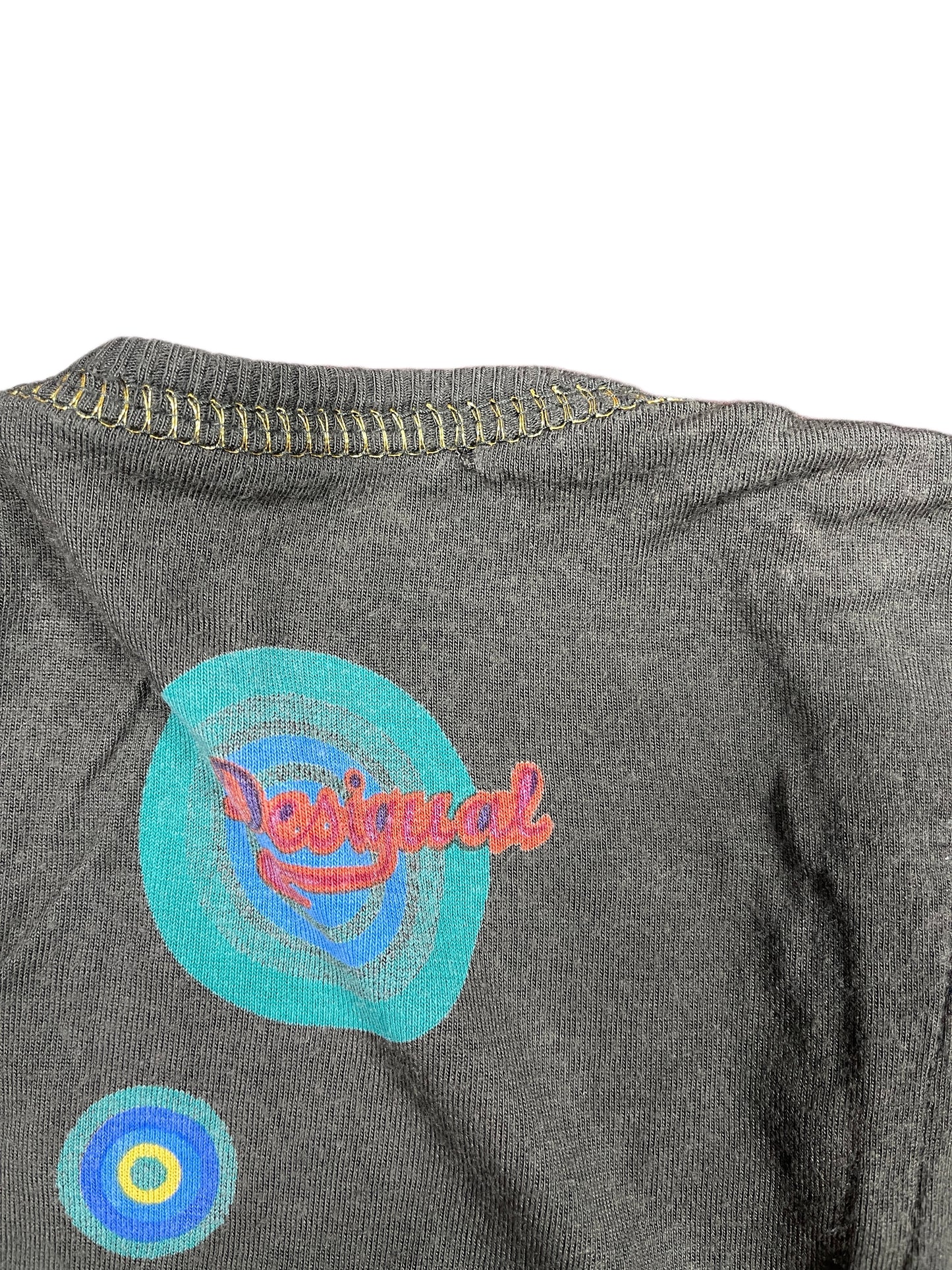 Y2k Desigual Sleeveless Top Khaki - XL