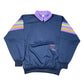 VIntage Sport Half Zip Jacket Navy Purple - XXL
