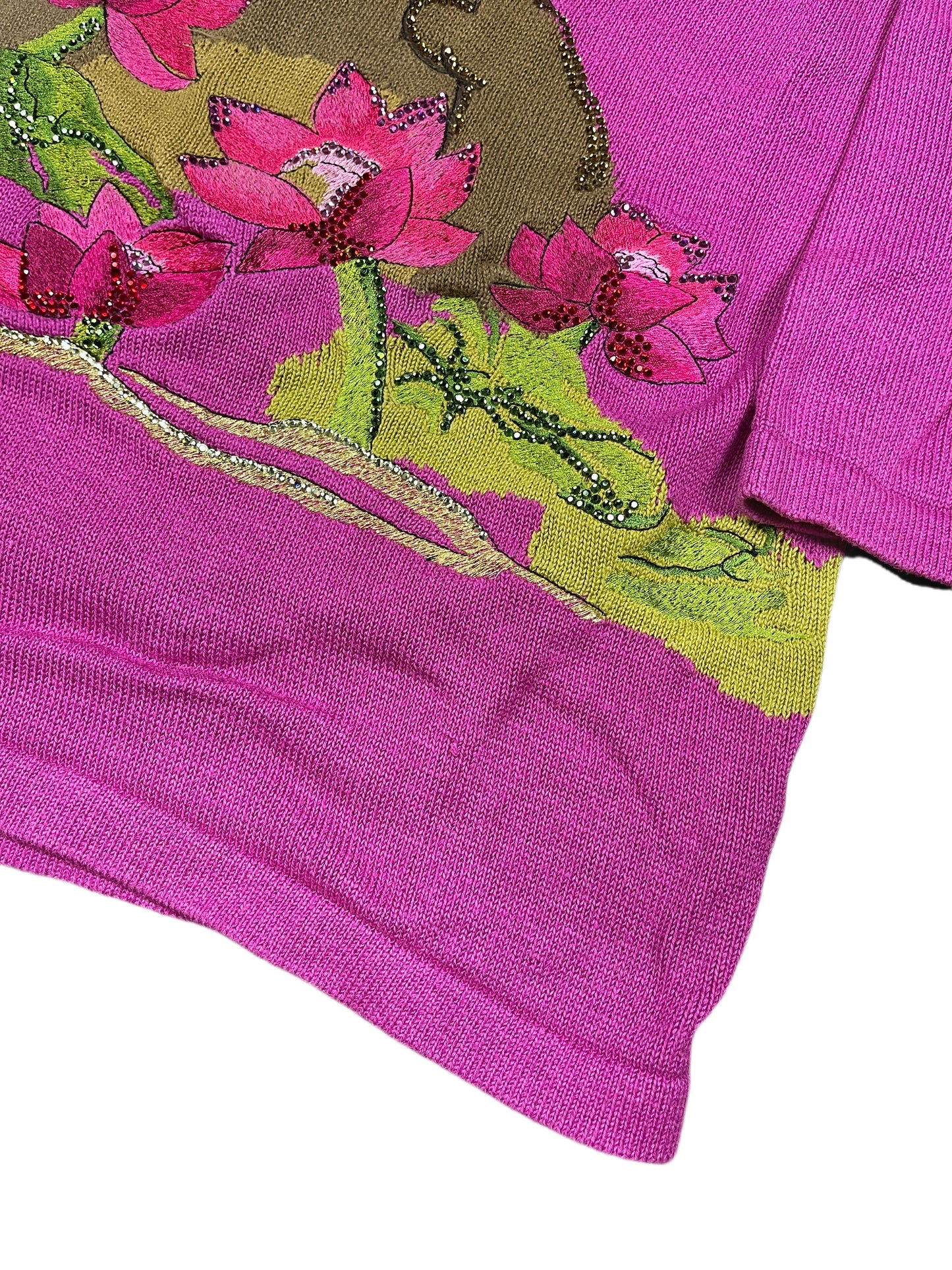 Vintage Iceberg 1990 Balu Disney Knitted Sweatshirt Pink - S