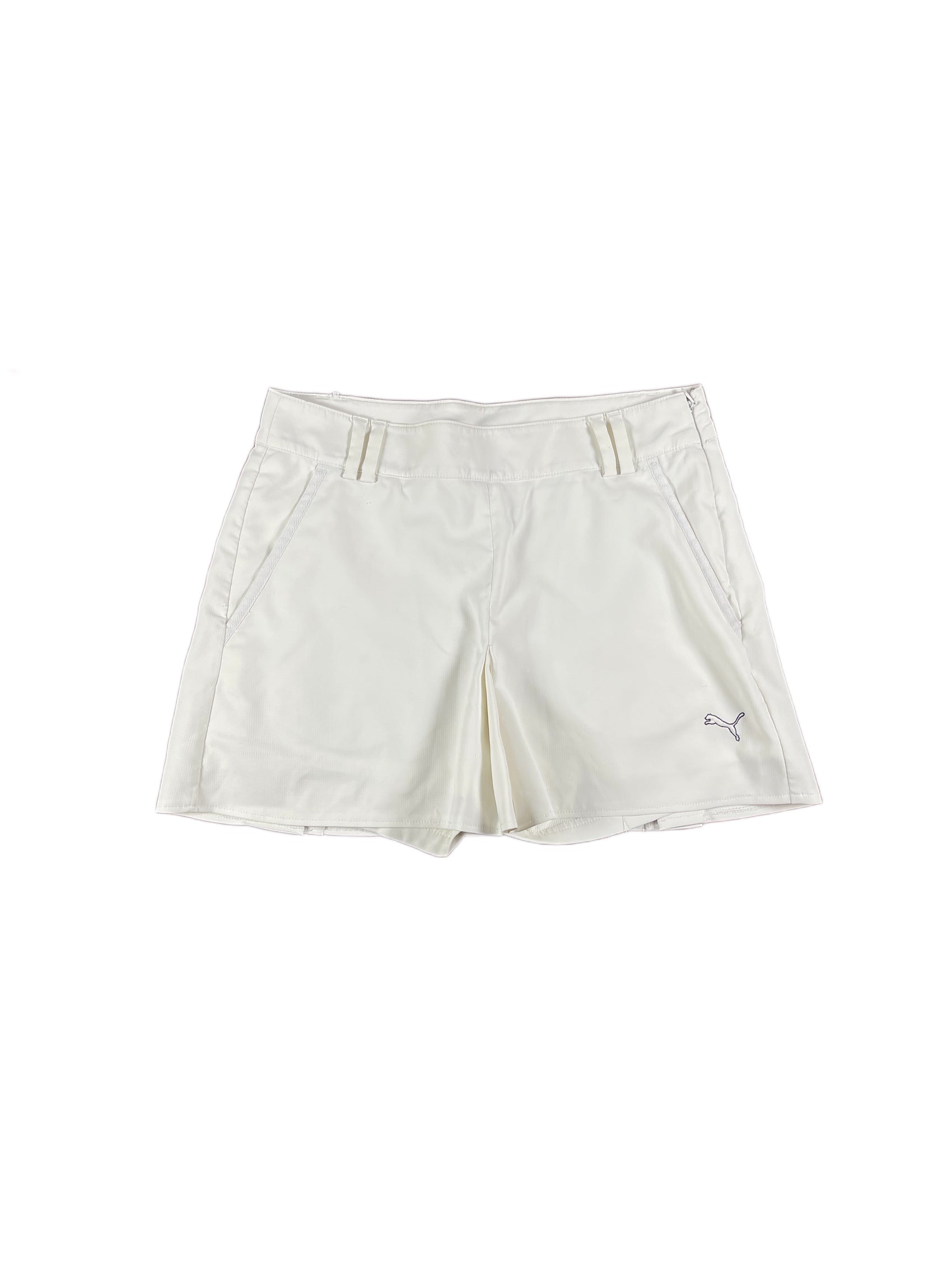Y2k Puma Tennis Mini Skirt White - M