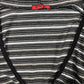 Y2k BbG Long Sleeve Top Hoodie Black White - L/XL